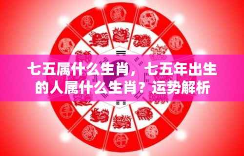 七五年生肖运势解析,属兔人的命运与性格特征