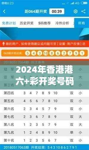 2024年香港港六+彩开奖号码：幸运与概率的游戏