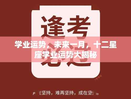 未来一月十二星座学业运势全面解析