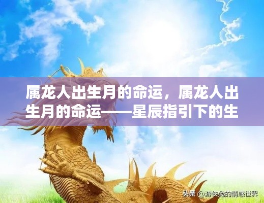 星辰指引下的命运篇章,属龙人的出生月命运解析