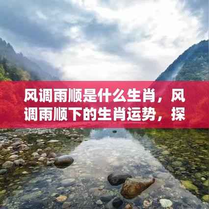 和谐共生,风调雨顺下的生肖运势与秘密探寻