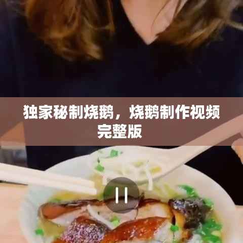 独家秘制烧鹅，烧鹅制作视频完整版 